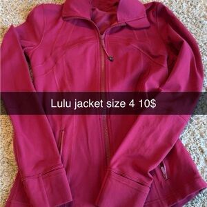 Lululemon Athletica Pink Utility Jacket with Fitted Silhouette